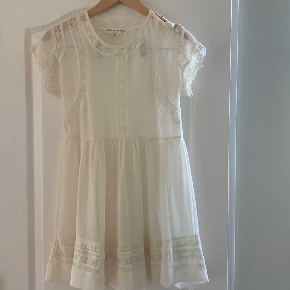 Thistlepearl ivory dress, XS